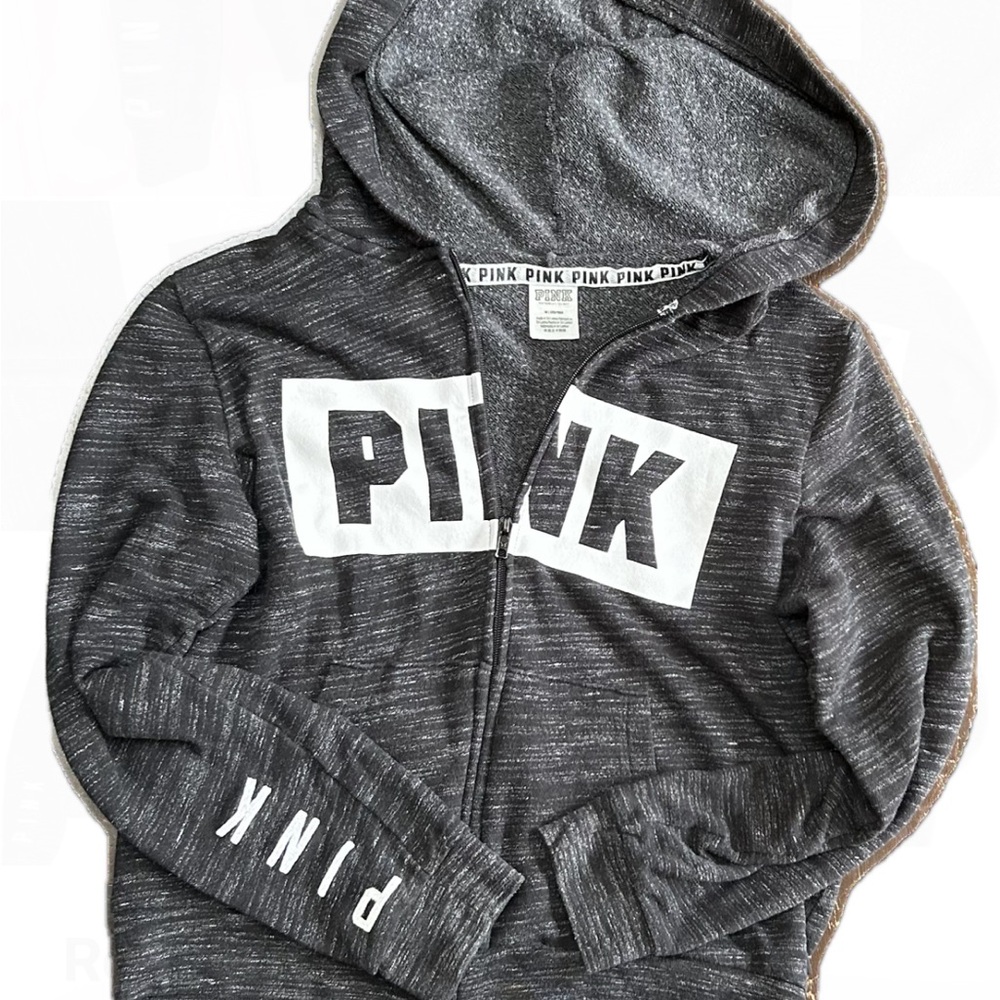 Victoria's Secret PINK Charcoal Hoodie - Size M Women’s